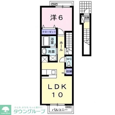 メゾンドサンセールCの物件間取画像